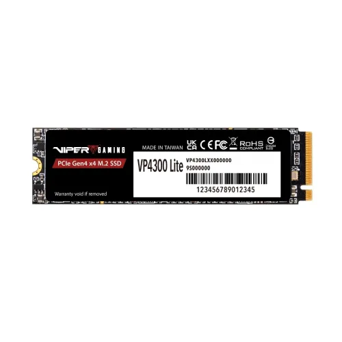 Patriot Viper Gaming VP4300 Lite 1TB M.2 2280 PCIe Gen4 x4 NVMe SSD